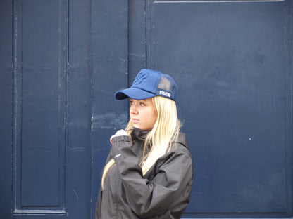 ALL NAVY TRUCKER CAP